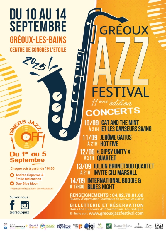 GRÉOUX JAZZ FESTIVAL: SWING, DANCE, PIANISTES D'EXCEPTION ET EXCLUSIVITES