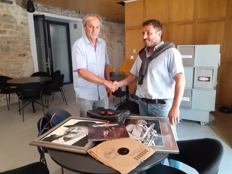 MÉDIATHÈQUE DE VILLEFRANCHE DE ROUERGUE (12) : REMISE OFFICIELLE DU FONDS GUY LAFITTE