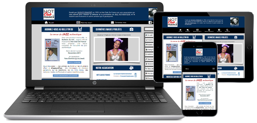 site du HCF - ordinateur - tablette- smart phone